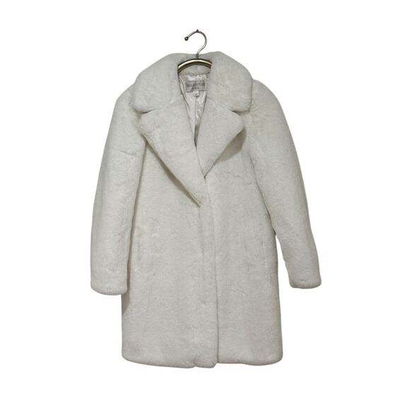 Donna Salyer's Fabulous White Faux Fur Coat XS - Picture 3 of 7